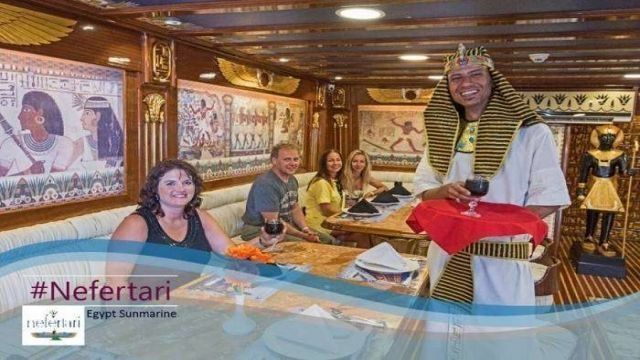 Nefertari Seascope boat trip from El Quseir with dinner