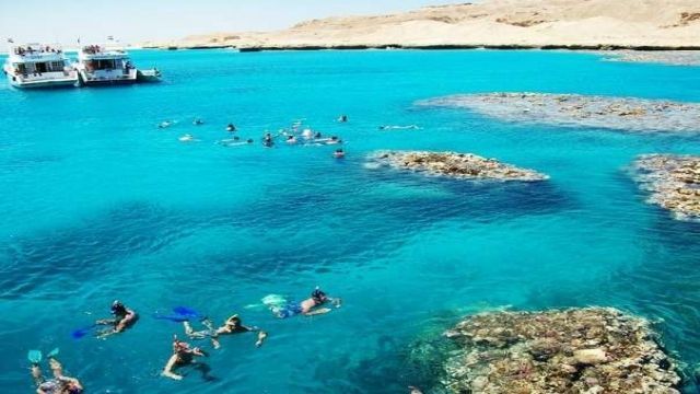 Paradise Island Snorkeling trip Full Day from Sahel Hashesh
