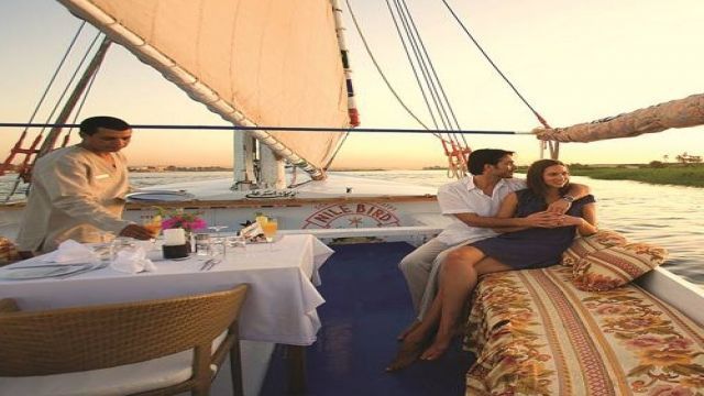 Sunset sailing trip with Felucca  in Luxor