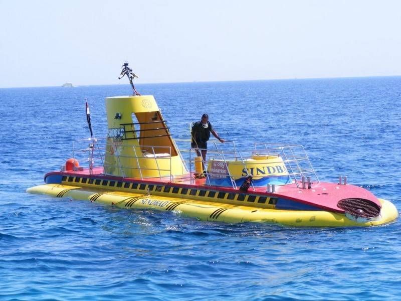 Aventura en el submarino Sindbad desde Hurghada
