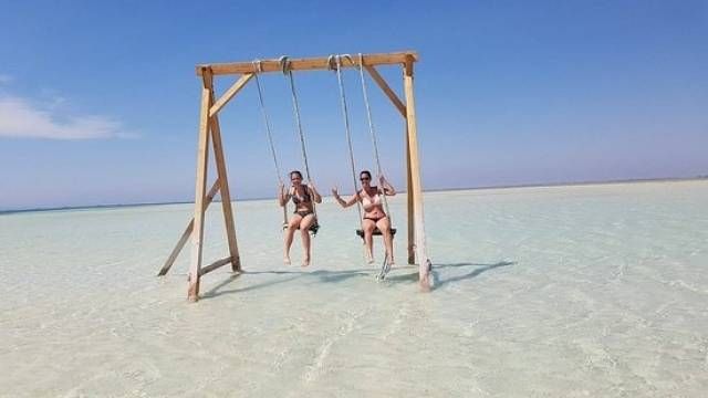 Excursion privée en bateau de plongée en apnée à Orange depuis Hurghada