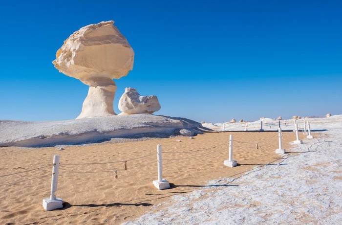Excursions dans le désert blanc au départ de Louxor