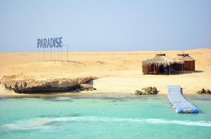 snorkelen dagtrip paradijs eiland hurghada Egypte