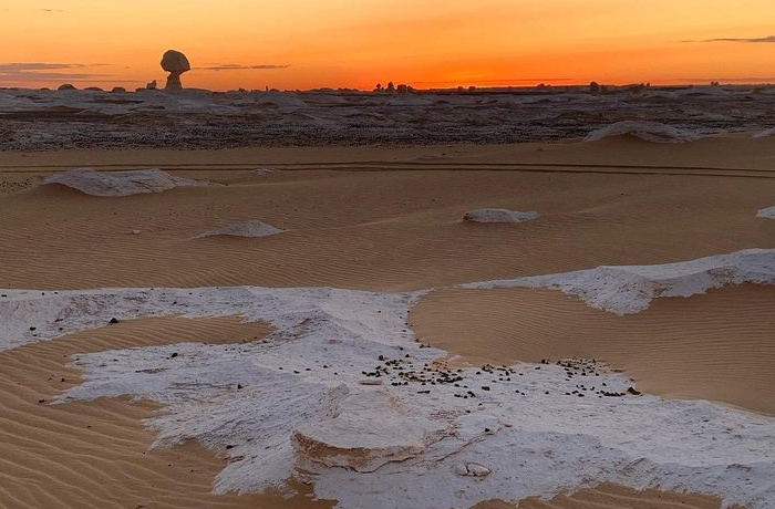 Desert alb de la Hurghada